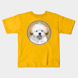 Lhasa Apso Puppy Kids T-Shirt